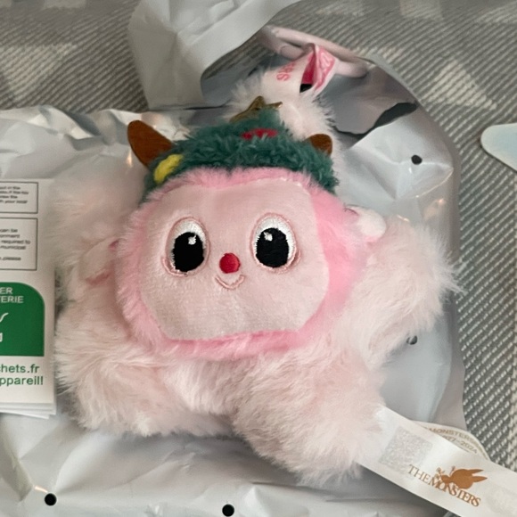 NEW THE MONSTERS LABUBU PATO Classic Series Sparkly plush pendant blind box Xmas - Picture 11 of 14